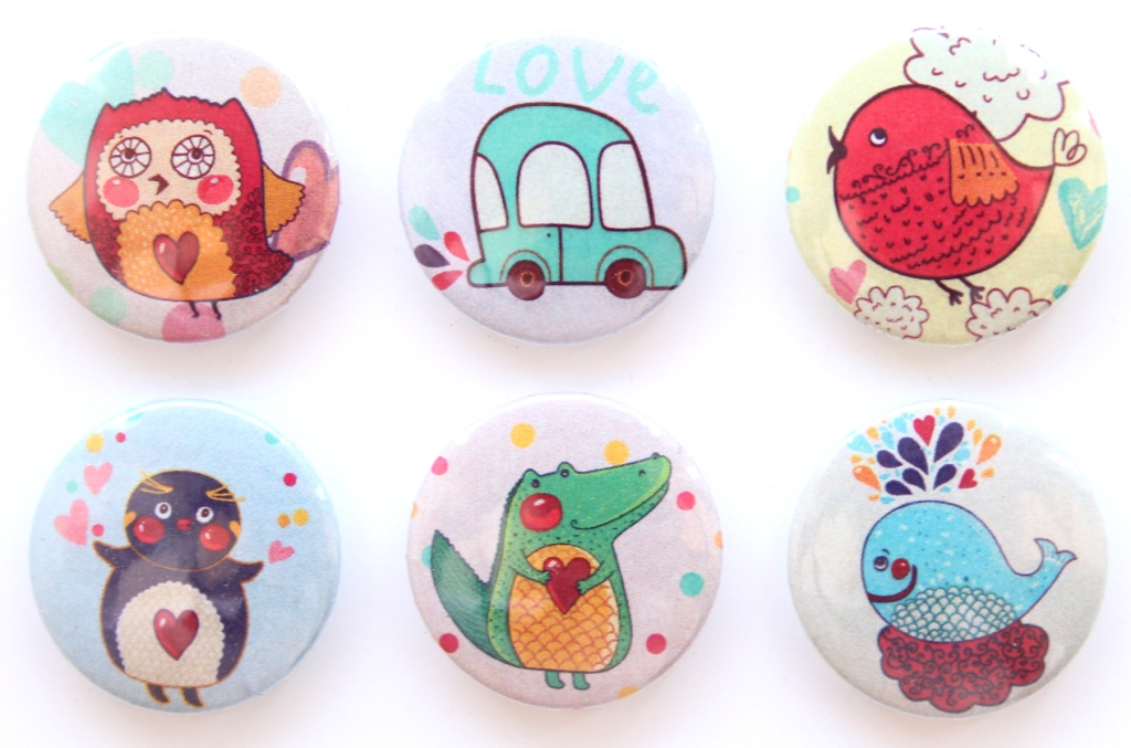 Набор скрап-фишек WoodCraft "Happy kids"