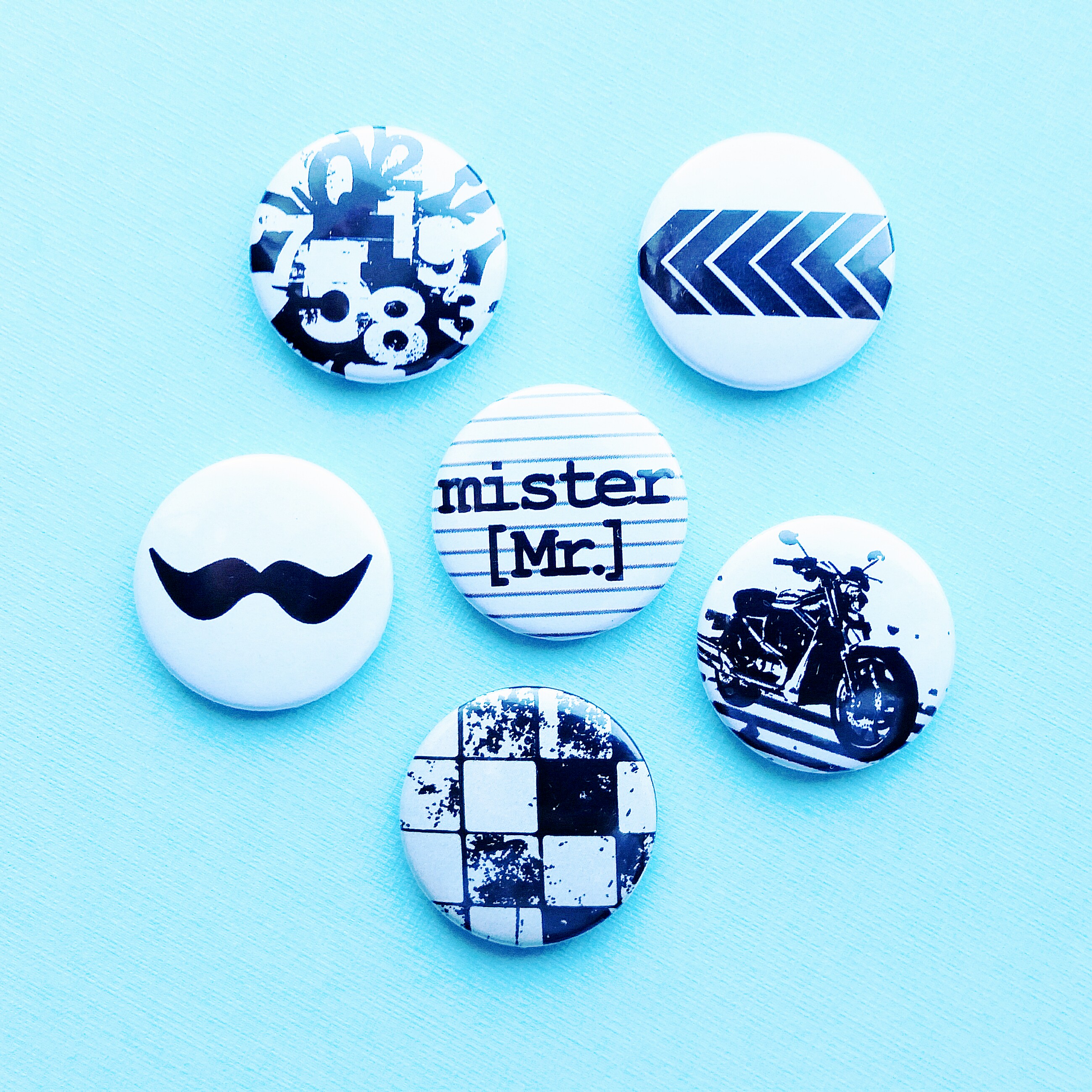 Набор скрап-фишек WoodCraft "Mister"