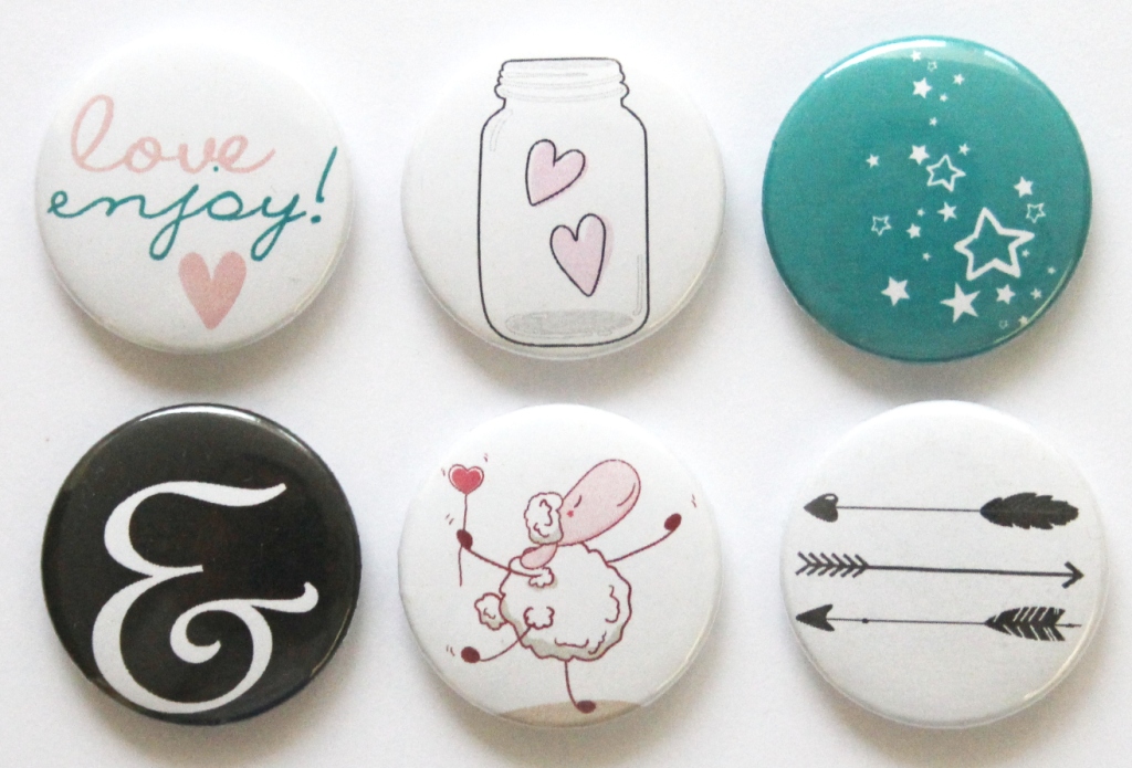 Набор скрап-фишек WoodCraft "Enjoy Love"