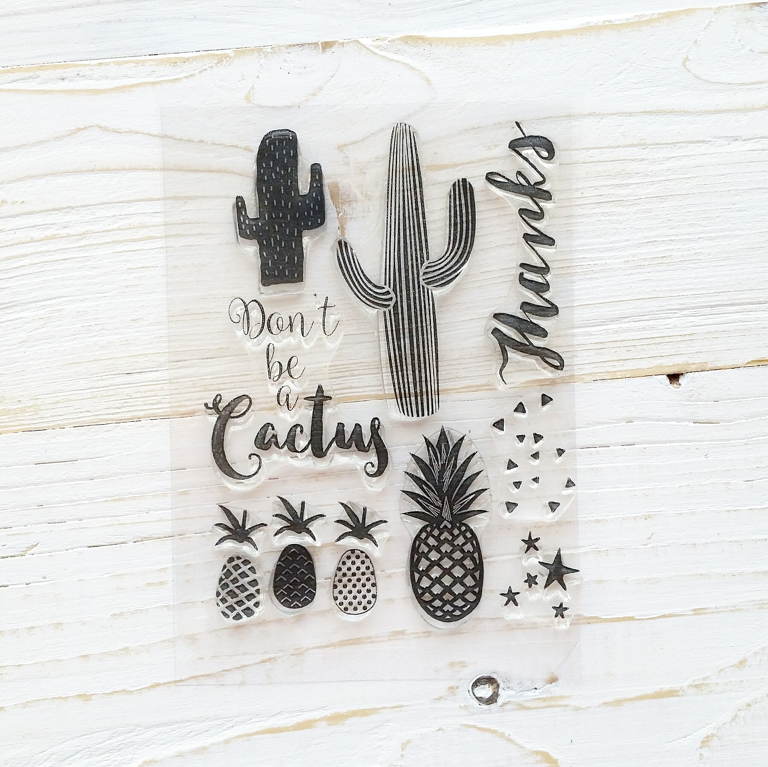 Набор штампов WoodСraft "Happy Summer"