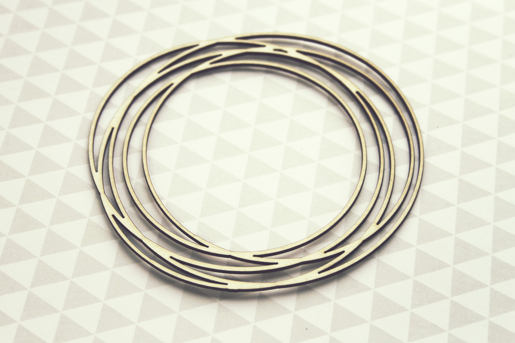 Чипборд WoodCraft "Рамка Дудлинг большая"