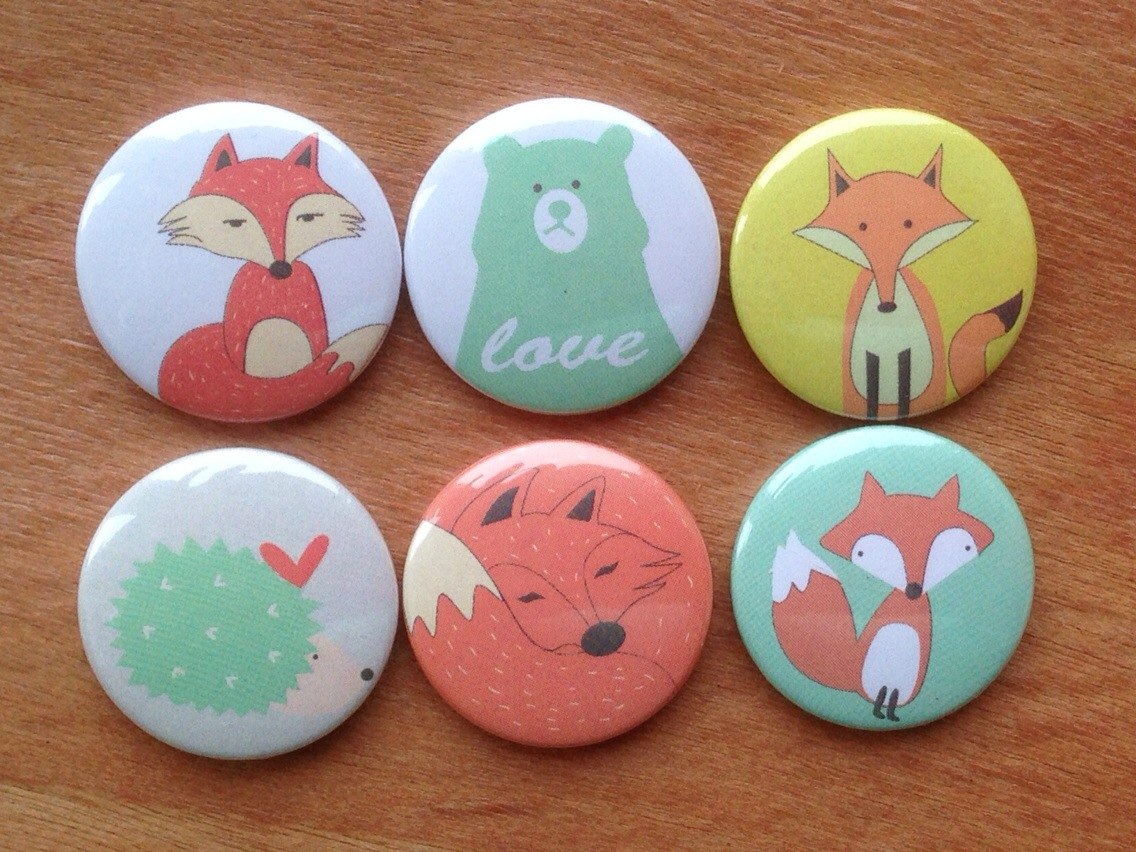 Набор скрап-фишек WoodCraft "Cute"