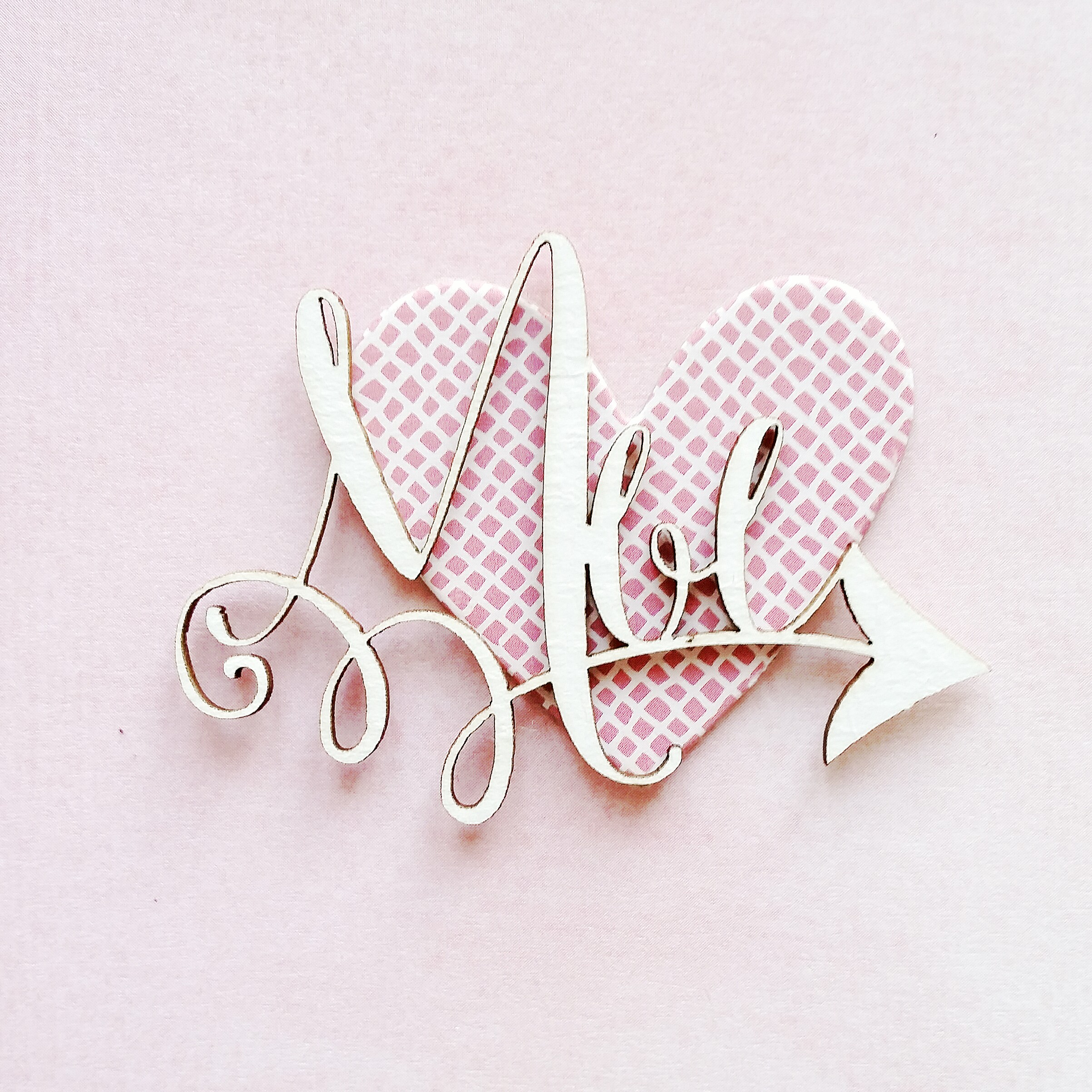 Чипборд WoodCraft "Мы"