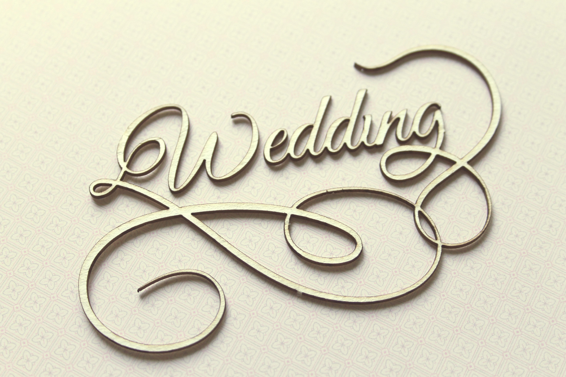 Чипборд WoodCraft "Wedding"