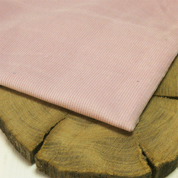 Отрез вельвета 50 х 55 см, цвет розовый