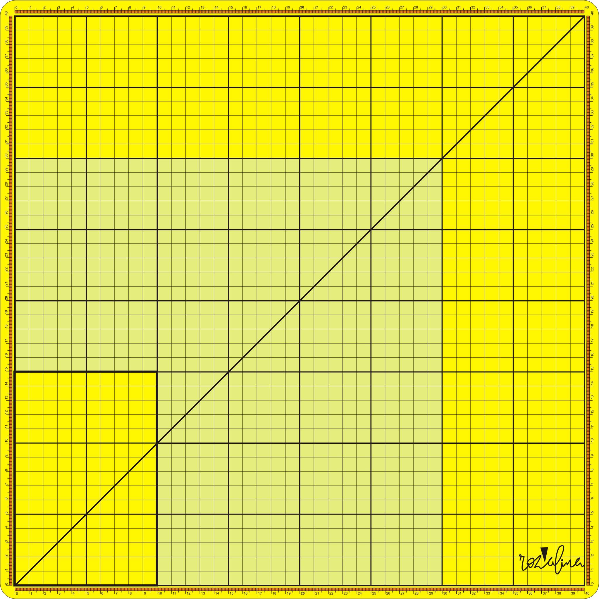Стеклянный коврик Rozalina 40 х 40 см, цвет жёлтый