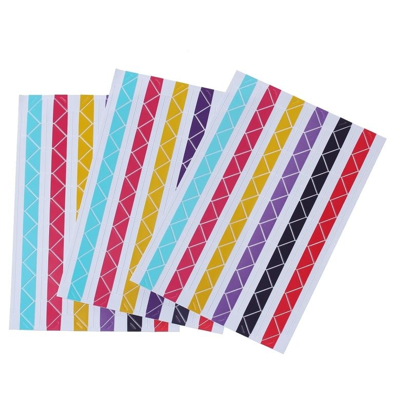 Уголки для фотографий самоклеящиеся, разноцветные, 11 х 11 мм