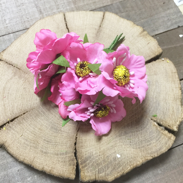 Букет бегоний, цвет розовый