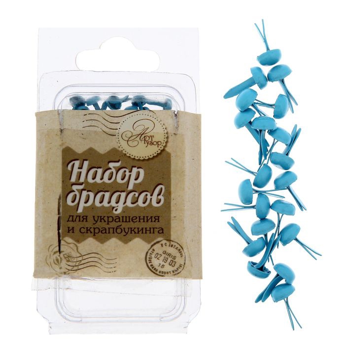 Набор брадс Артузор "Голубые"