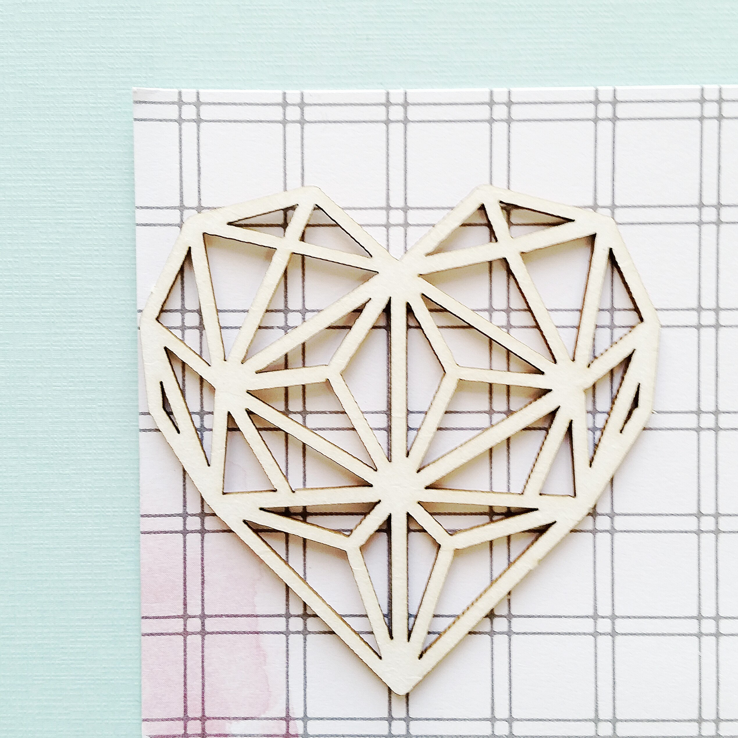 Чипборд WoodCraft "Сердце "