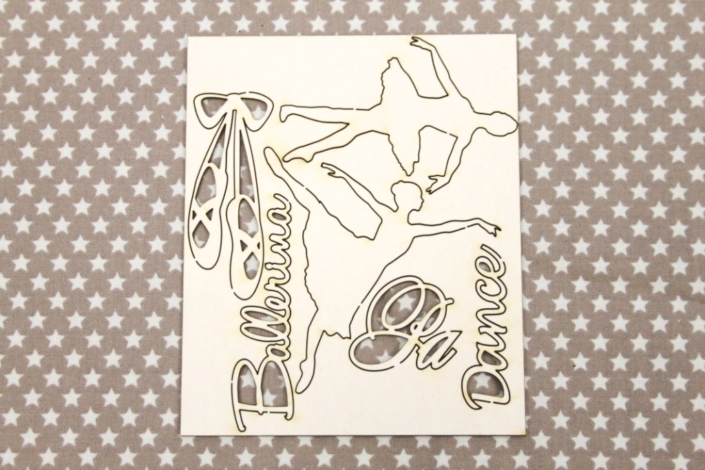 Чипборд WoodCraft "Балет"