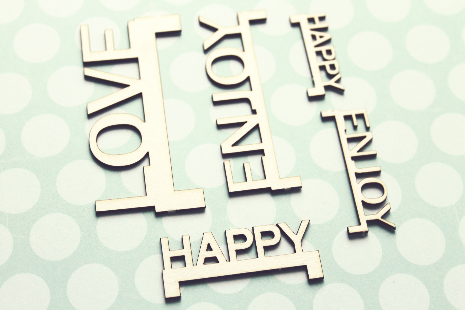 Чипборд WoodCraft "Скобки со словами"