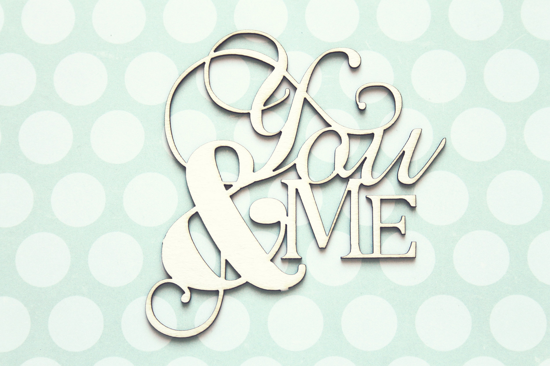 Чипборд WoodCraft "You&Me"