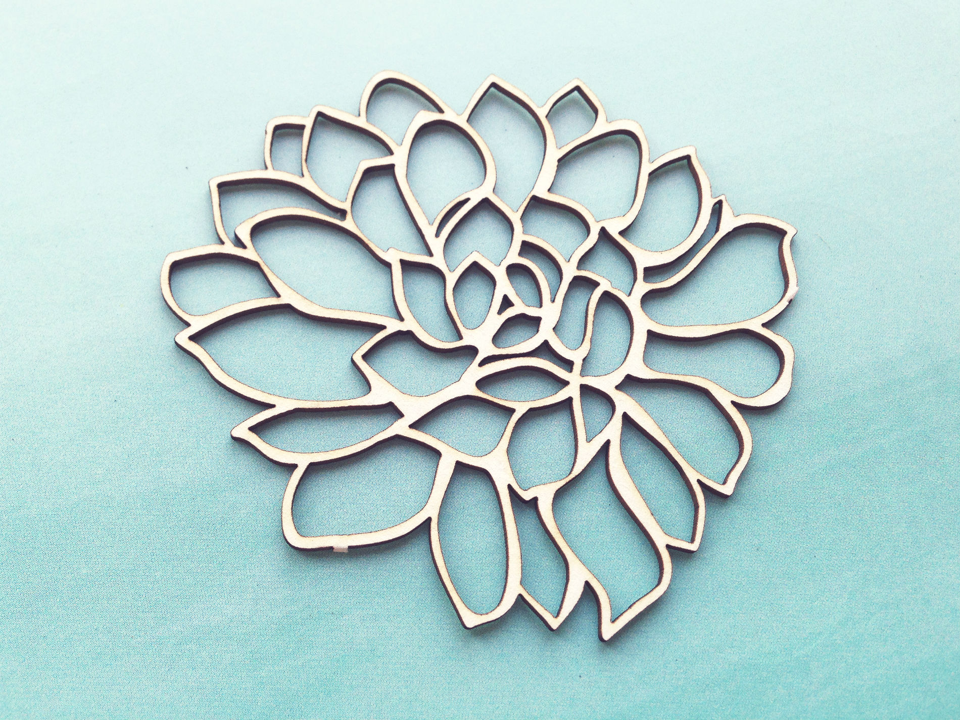 Чипборд WoodCraft "Пион"