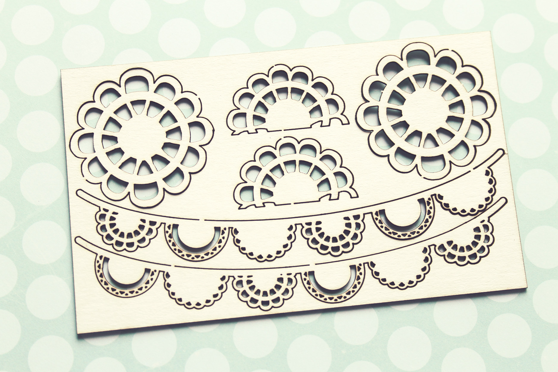 Чипборд WoodCraft "Салфеточки"