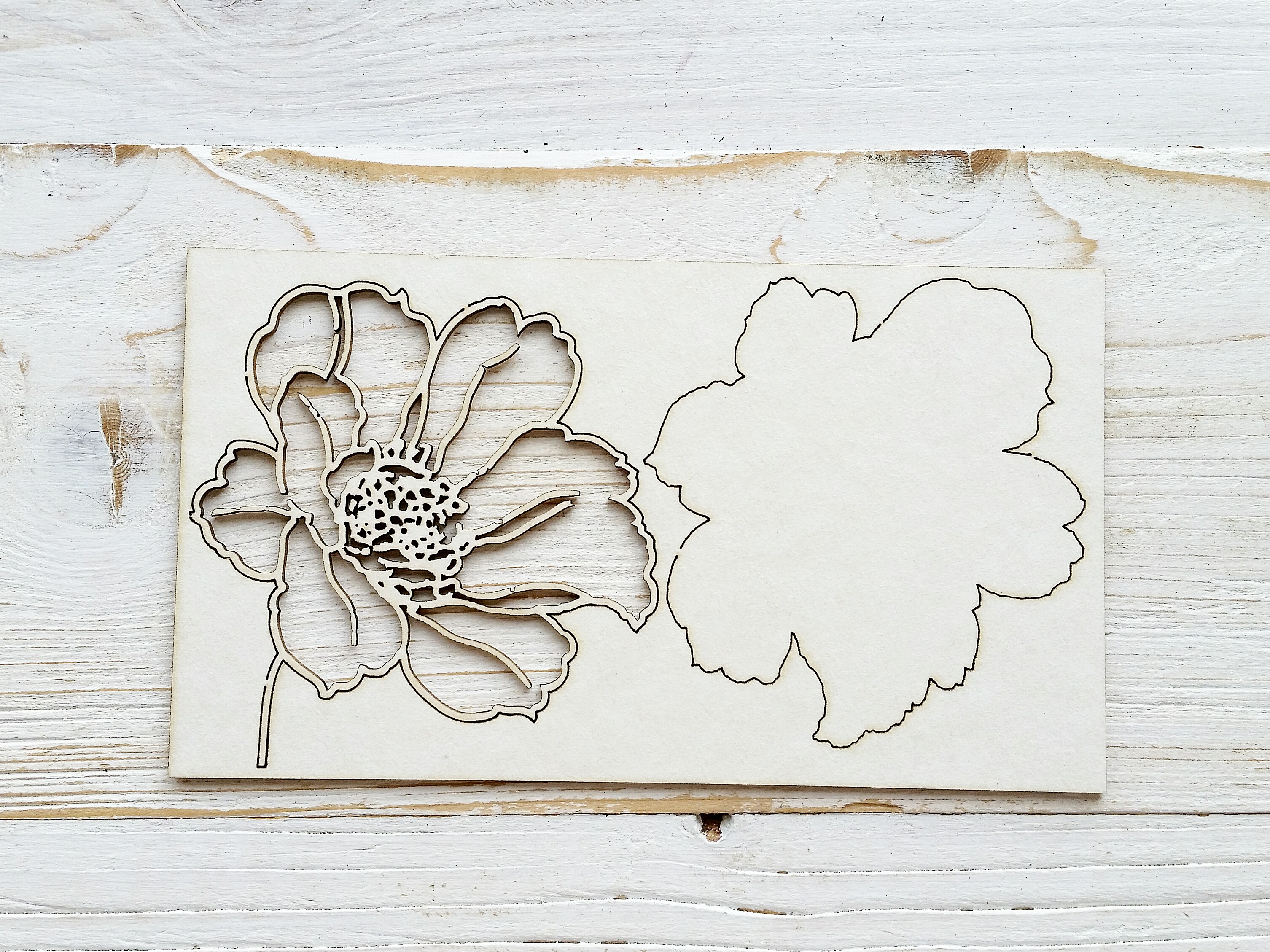 Чипборд WoodCraft "Мак"