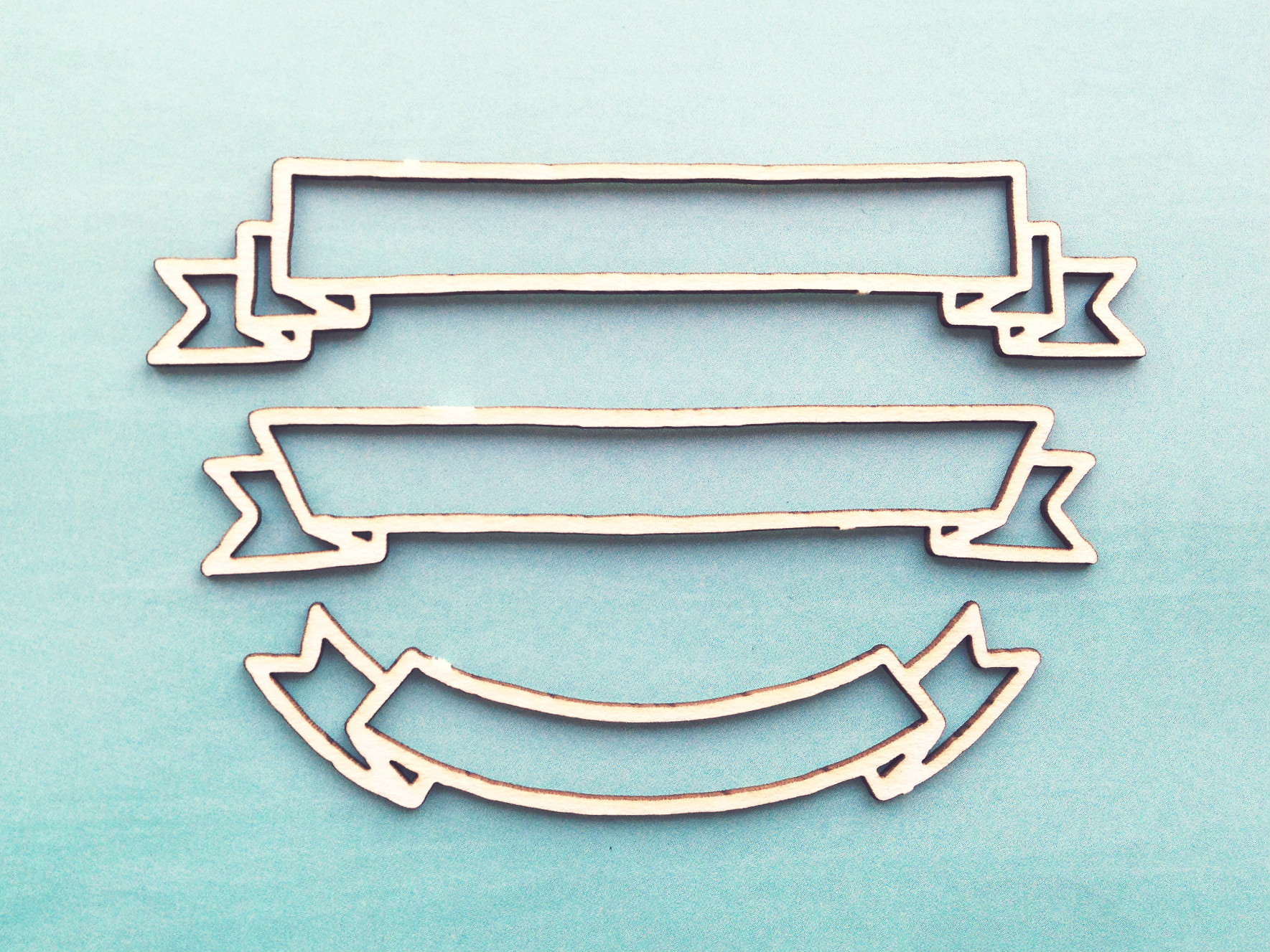 Чипборд WoodCraft "Банеры дудлинг"