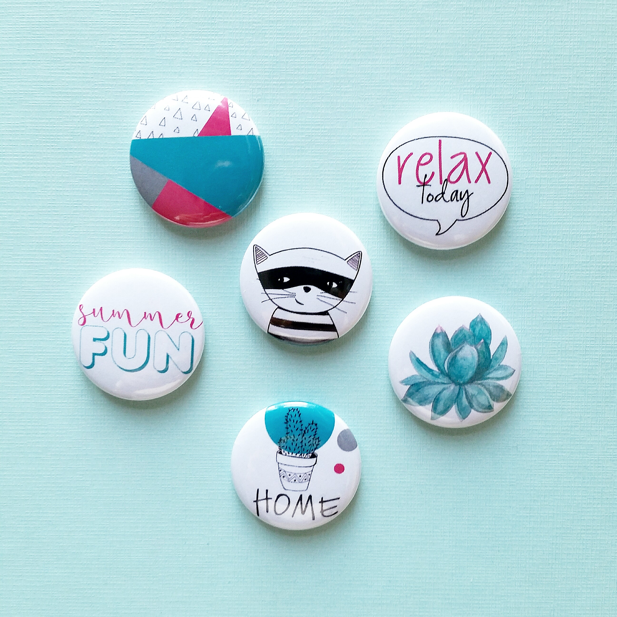 Набор скрап-фишек WoodCraft "Суккулентотерапия"