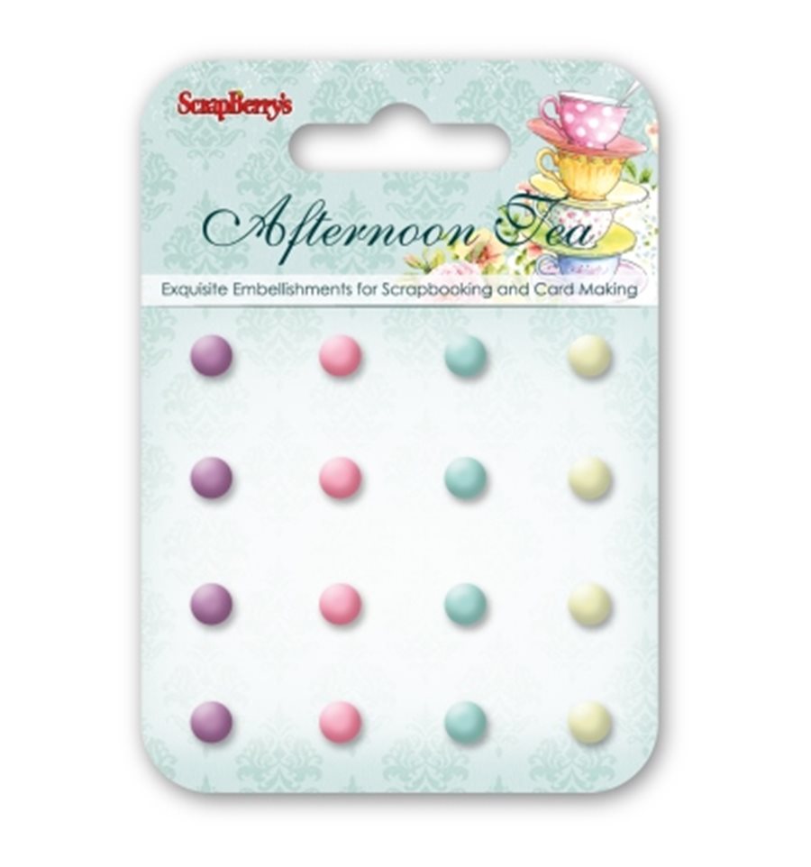 Набор глазурированных брадс Scrapberrys "Полуденный Чай"