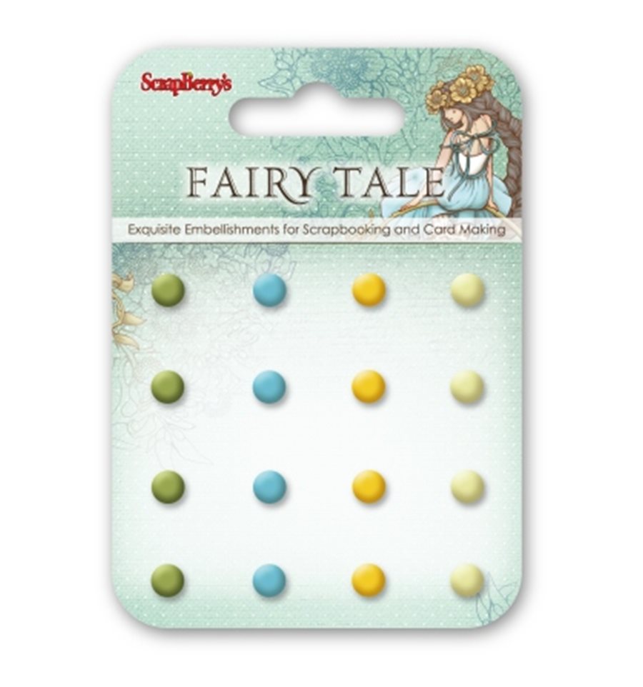 Набор глазурированных брадс Scrapberrys "Сказка про Фей 2"