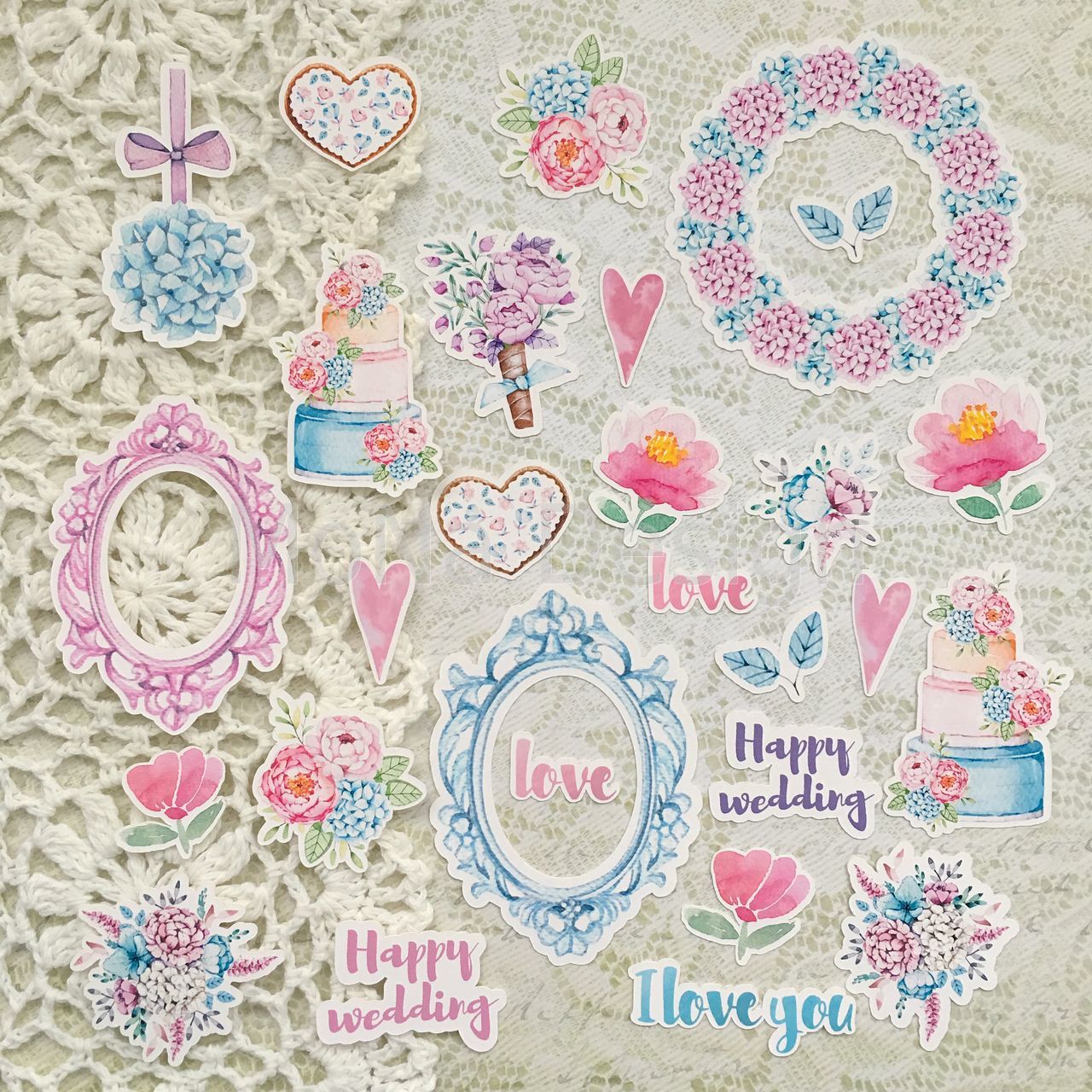 Набор картонной вырубки MONAdesign "Chic wedding"