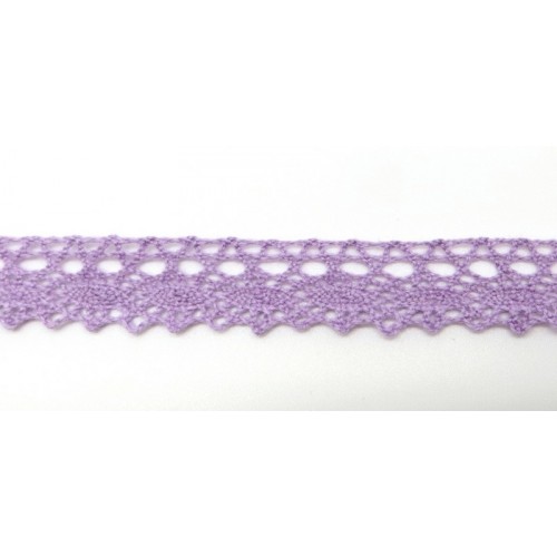 Кружево вязаное 10 мм Рукоделие, цвет сиреневый