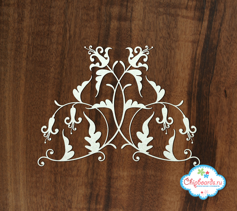 Чипборд Chipboards "Растительный узор (1) "