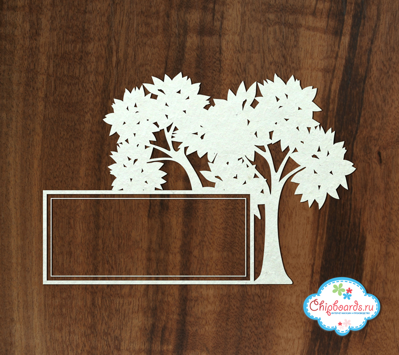 Чипборд Chipboards "Рамка "Дерево" 8"