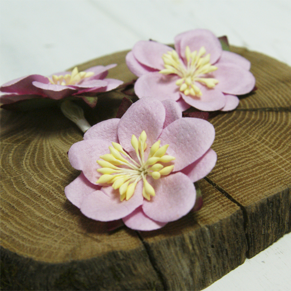 Цветок сакуры, цвет розовый 1 шт