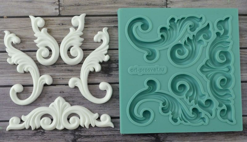 Молд Просвет "Набор вензелей 4" большой