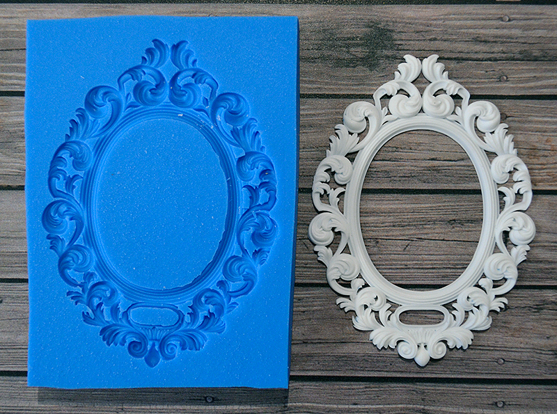 Молд Просвет "Морозная рамка" тонкая