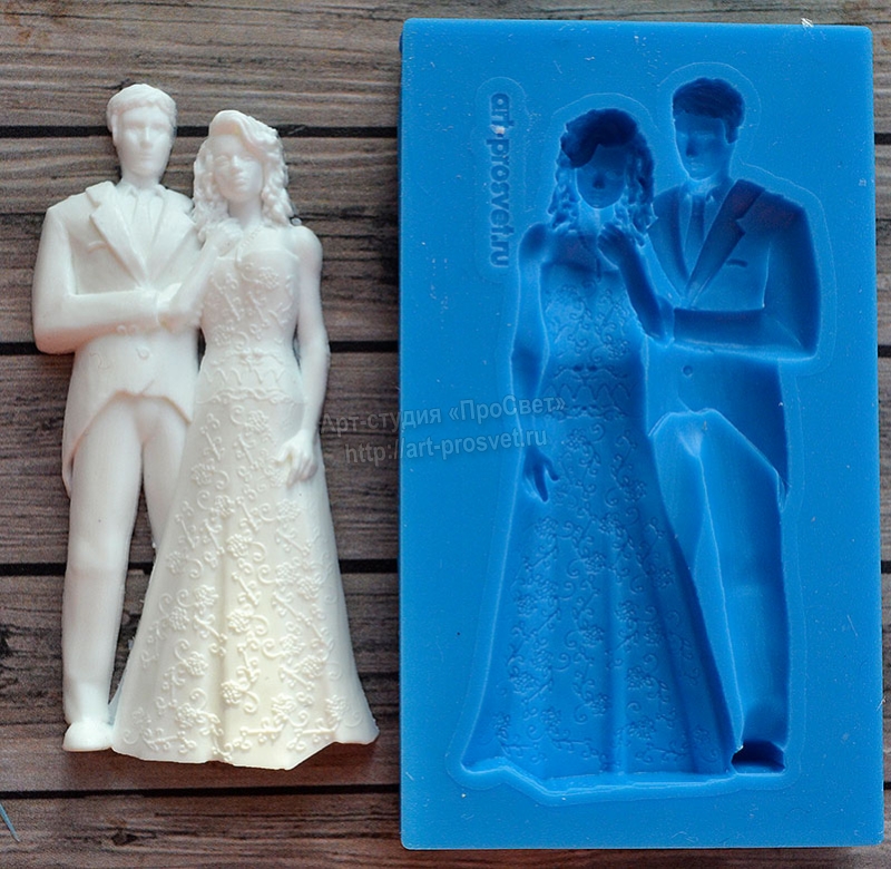 Молд Просвет "Свадебная пара" большая