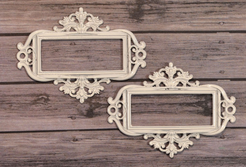 Металлические рамки Просвет, 0119, 2 шт, цвет Белый