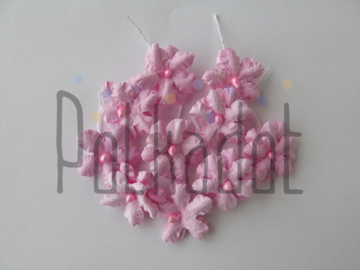 Бумажные цветы Polkadot "Незабудки розовые"