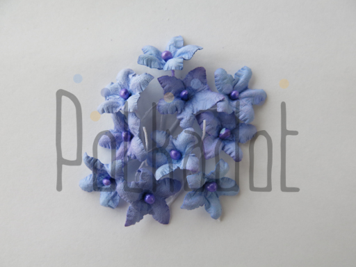 Бумажные цветы Polkadot "Незабудки фиолетовые"