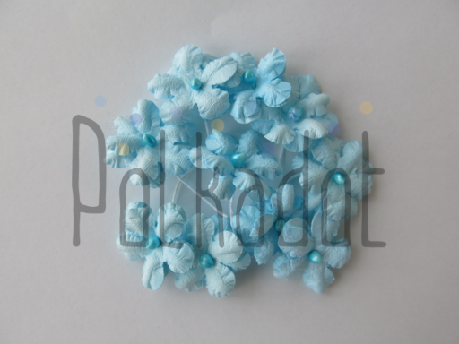 Бумажные цветы Polkadot "Незабудки голубые"