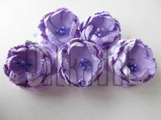 Бумажные цветы Polkadot "Пионы сиреневые"