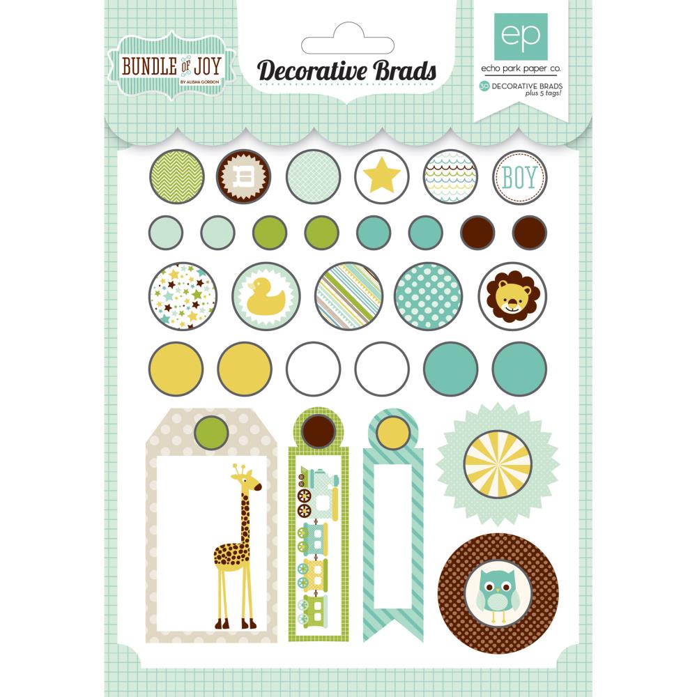 Набор брадс Echo Park "Bundle Of Joy Boy"