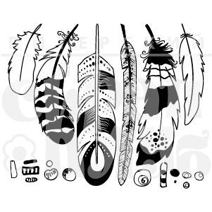 Штамп "Цветные перешки"