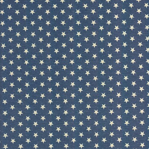 Отрез ткани 50 х 50 см Hobby&You "Звёзды джинса"