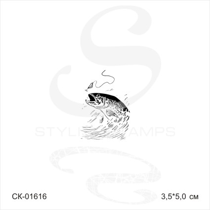 Штамп Stylish Stamps "Рыба-дура №1"