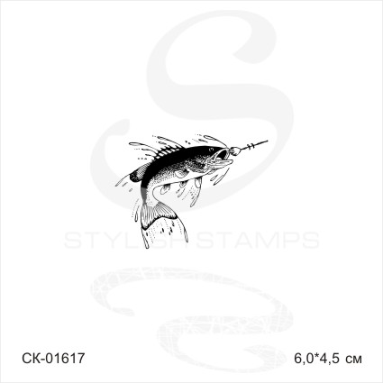 Штамп Stylish Stamps "Рыба-дура №2"