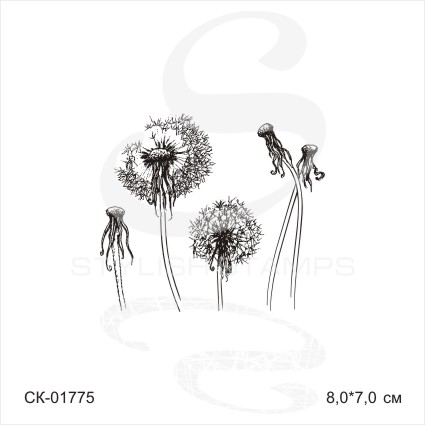 Штамп Stylish Stamps "Одуванчики пушистые"