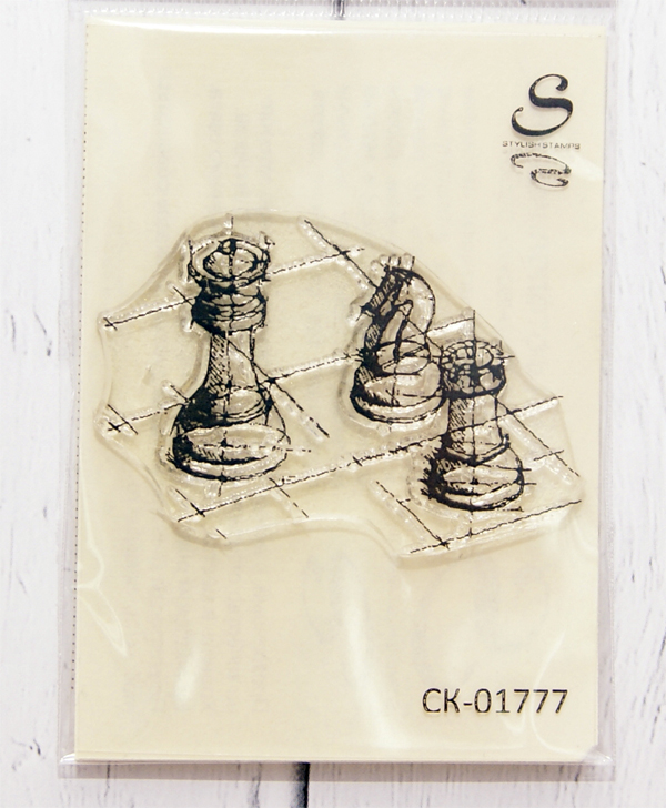 Штамп Stylish Stamps "Шахматы штрих"