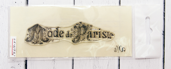 Штамп Stylish Stamps "Model de Paris"