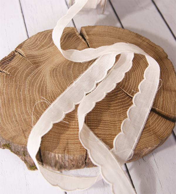 Шитьё 15 мм "Гребешок", цвет кремовый