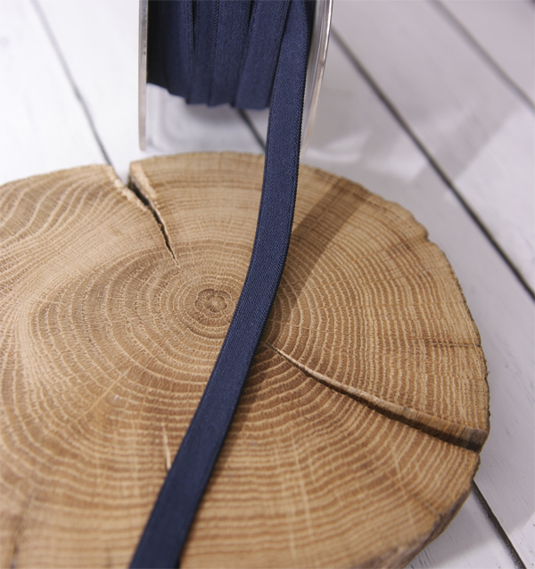 Резинка для блокнотов 8 мм , цвет тёмный синий