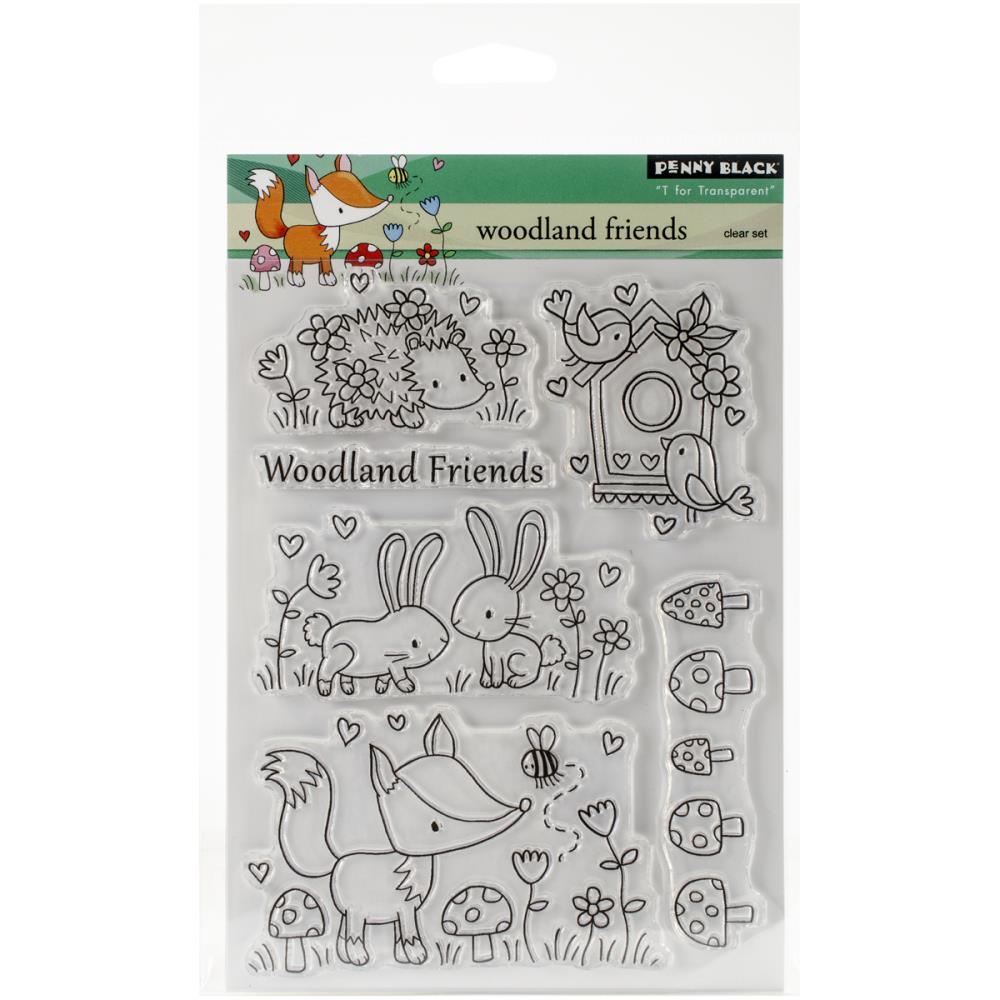 Набор штампов Penny Black "Woodland Friends"