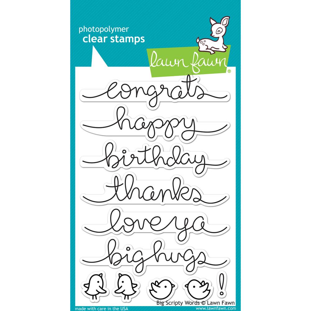 Набор штампов Lawn Fawn "Big Scripty"