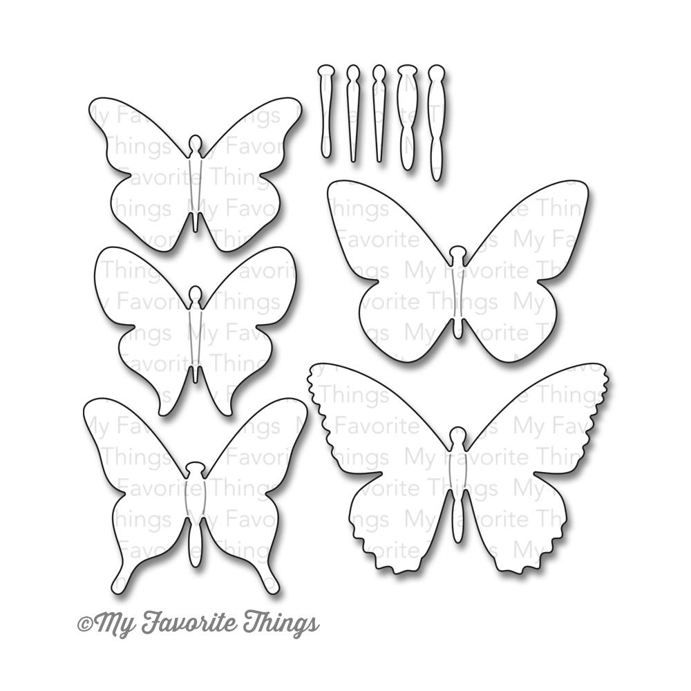 Ножи для вырубки My Favorite Things "Порхающие бабочки".